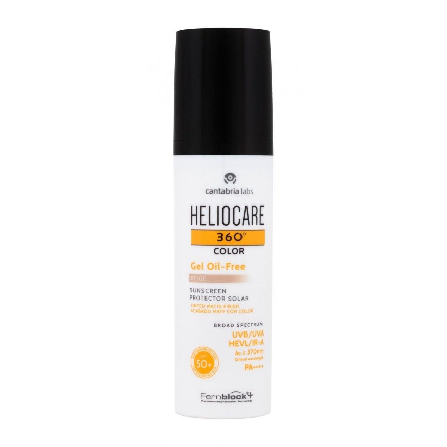 Heliocare 360º Color Gel Oil-Free Spf50 rusvai gelsvas 50ml – 4