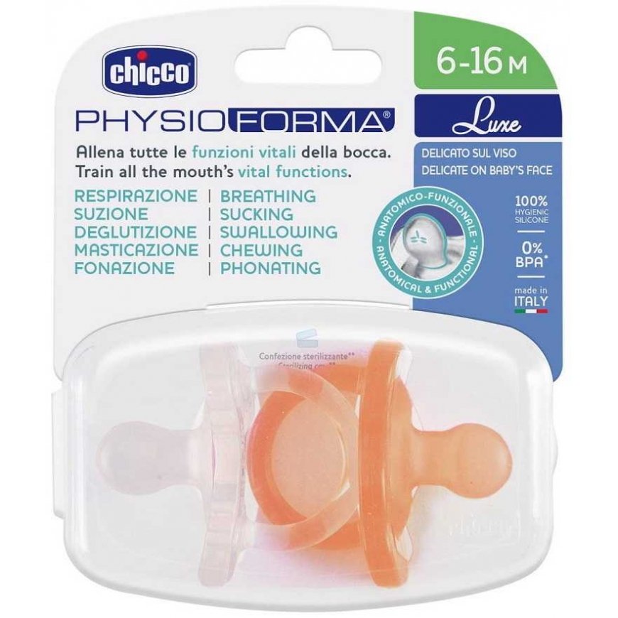 Chicco Silicone pacifiers Chicco PhysioForma Soft
