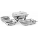 Hendi Food warmer with paste, steel candles, GN 1/1 - LARGE SET Hendi Food warmer with paste, steel candles, GN 1/1 - LARGE SET