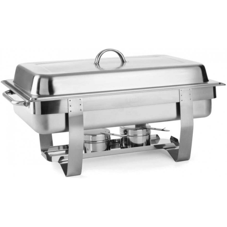 Hendi Food warmer with paste, steel candles, GN 1/1 - LARGE SET – 4