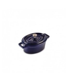 Zyle Oval enameled cast iron pot ZY02BLKI