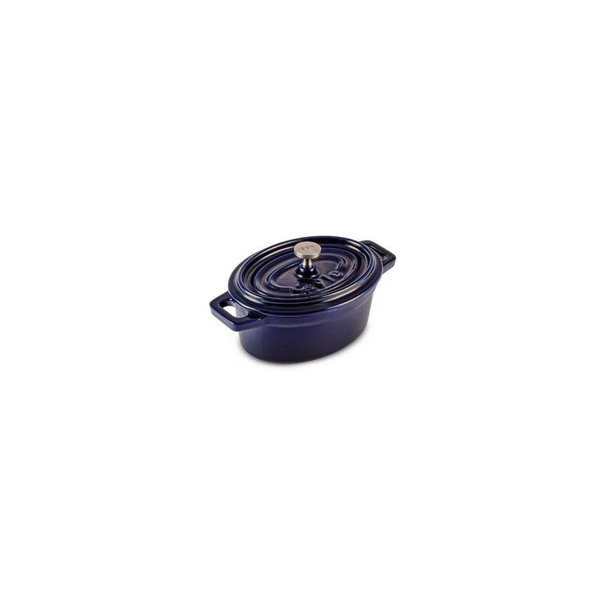 Zyle Oval enameled cast iron pot ZY02BLKI – 2