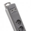 Qoltec 50283 surge protector Grey 6 AC outlet(s) 230 V 1.8 m Qoltec 50283 surge protector Grey 6 AC outlet(s) 230 V 1.8 m