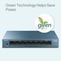 TP-Link LS108G Ne-valdomas Gigabit Ethernet (10/100/1000) Mėlyna TP-Link LS108G Ne-valdomas Gigabit Ethernet (10/100/1000) Mėlyna