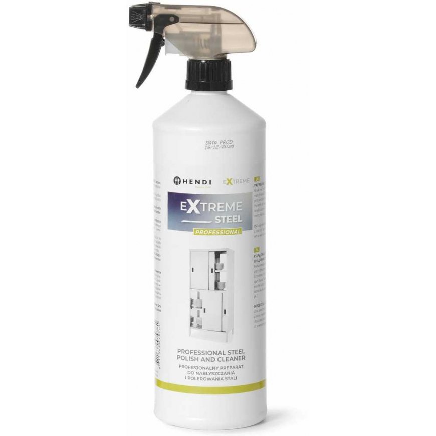 Hendi Liquid preparation for polishing and polishing stainless steel, 1L