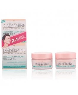 Diadermine Moisturizing Mattifying Day Kreminis 50ml Set 2 Pieces