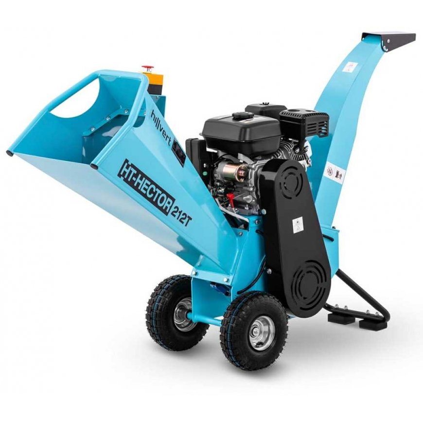 Hillvert Shredder, shredder, brush cutter, petrol mobile, dia. 8 cm 7 hp – 2