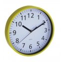 Wall clock Ø25,5cm yellow