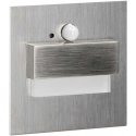 Orno TRACO LED 1.5W, recessed stair light, 12VDC, 30lm, 4000K, satin, motion and twilight sensor