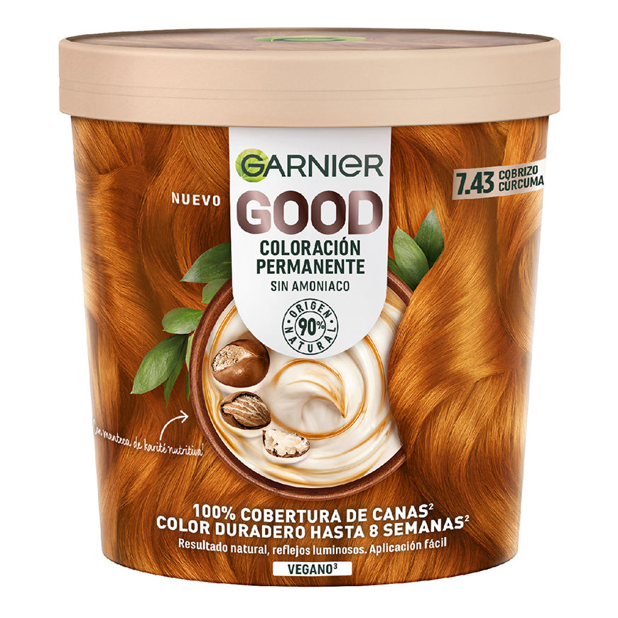 Garnier Good Coloración Permanente 7.43 Color Copper Turmeric 1 pc – 2