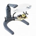 Carson HelpingHands Magnifier lupa 2x Pilka, Permatomas Carson HelpingHands Magnifier lupa 2x Pilka, Permatomas