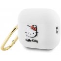 Hello Kitty Silicone 3D Kitty Head Case for AirPods Pro 2 (2022/2023) - White