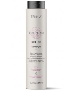 Lakme Šampūnas plaukams Teknia Scalp Care Relief Šampūnas, be sulfatų, jautriai ir sausai galvos odai, 300 ml