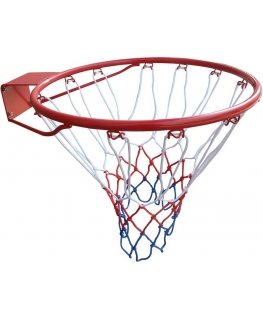 Krepšinio lankas Z SIATKĄ 45CM ENERO RAUDONA 1053639