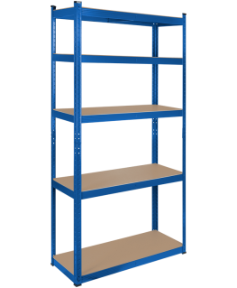 Metal warehouse shelf 180x90x40 blue Rebel
