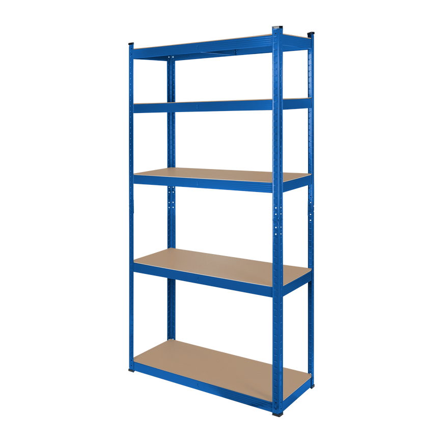 Metal warehouse shelf 180x90x40 blue Rebel – 2