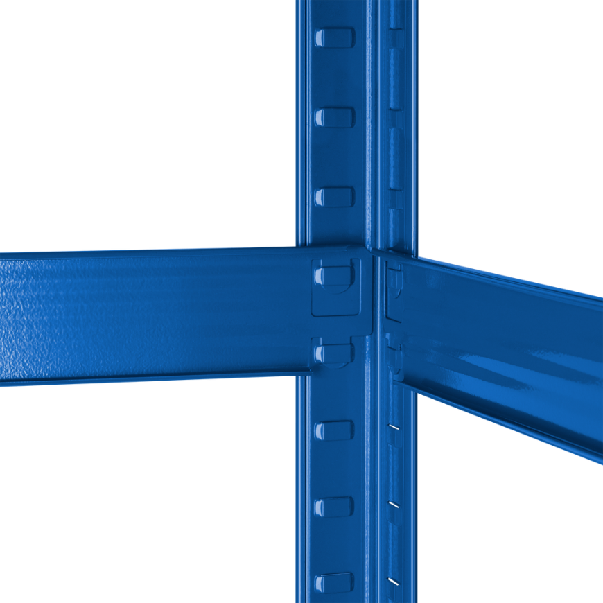 Metalinė sandėlio lentyna 180x90x40 mėlyna Rebel – 5