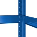 Metal warehouse shelf 180x90x40 blue Rebel Metal warehouse shelf 180x90x40 blue Rebel
