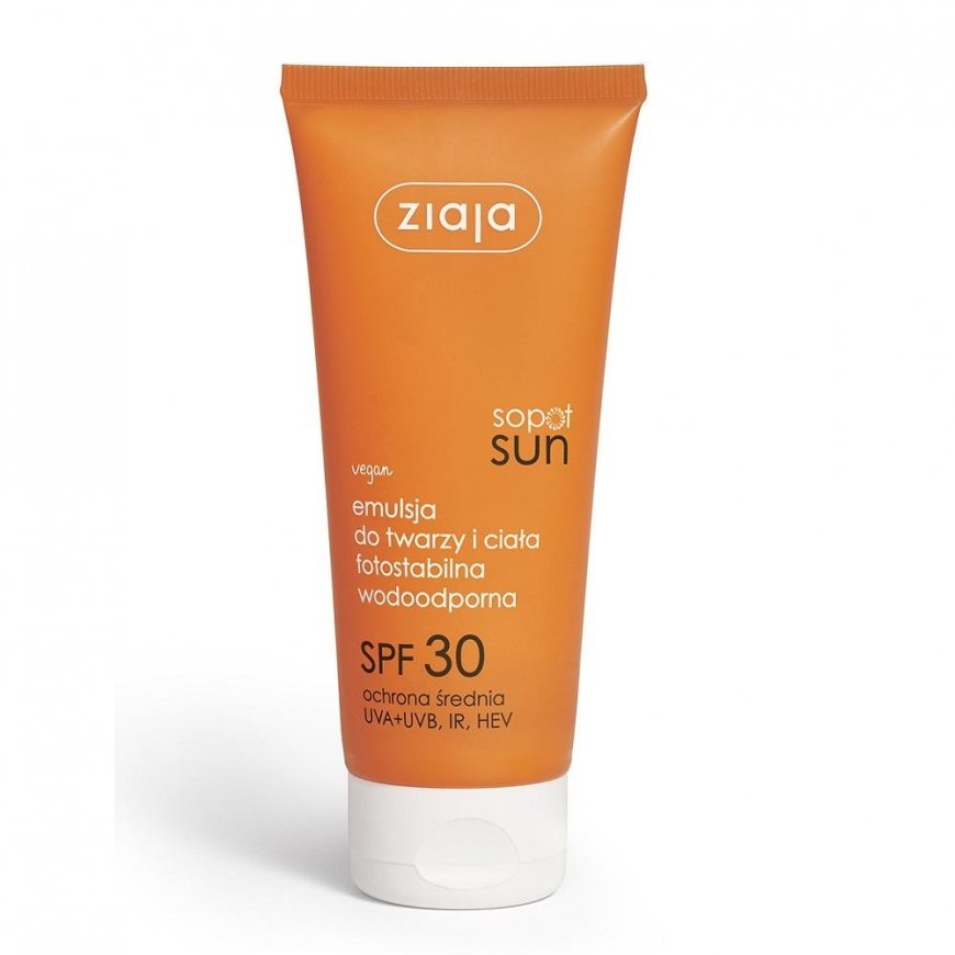 Ziaja Sopot Sun veido ir kūno emulsija SPF30 100ml