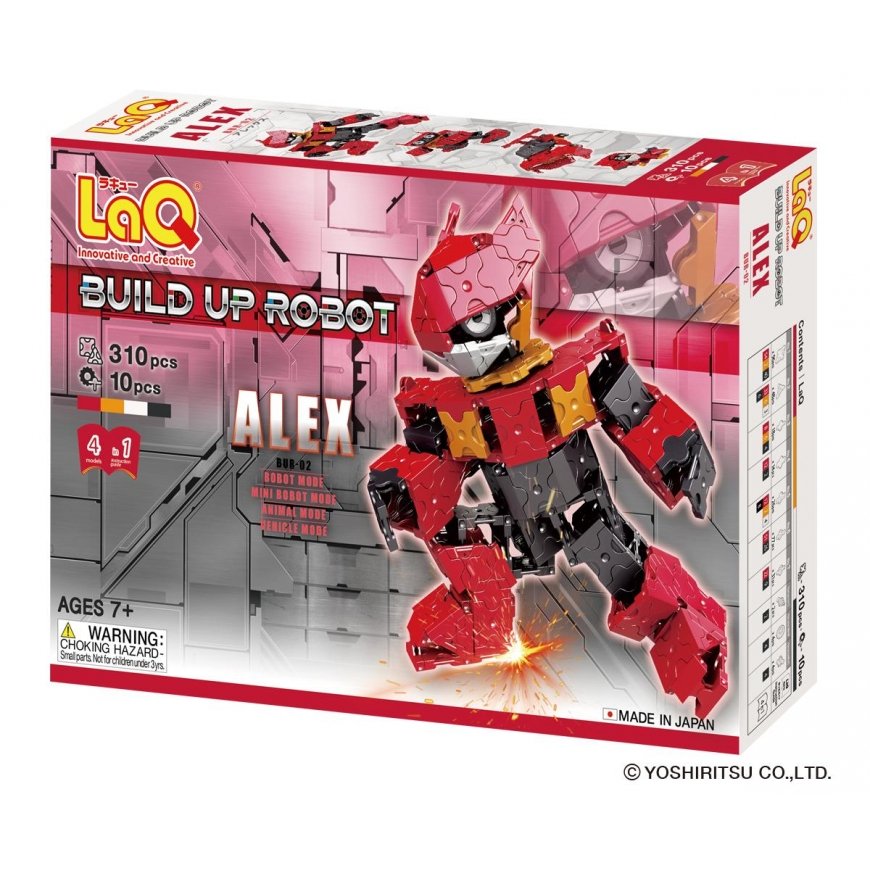 LaQ konstruktorius Japoniškas Buildup Robot ALEX, 4952907003348 – 2