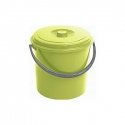 Bucket with lid 10L green Bucket with lid 10L green