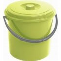 Bucket with lid 10L green Bucket with lid 10L green