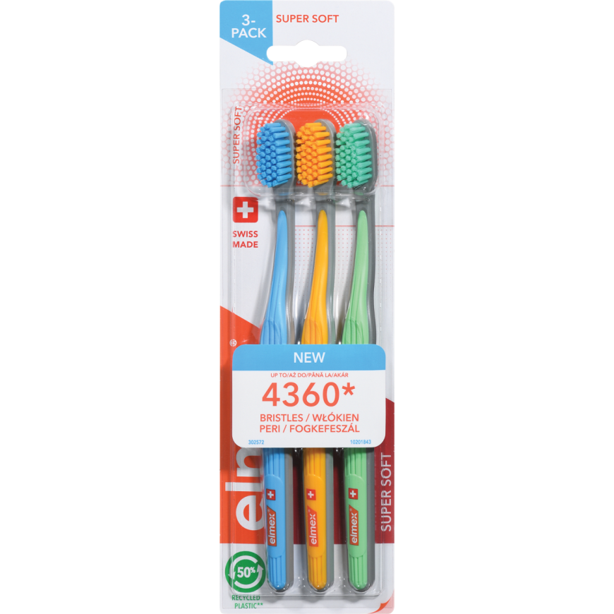 Elmex Super Soft Multipack Toothbrush ( 3 pcs ) – 2