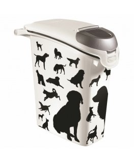 Food storage container Love Pets Dogs 10kg 23L 23,2x49,7x50,3cm