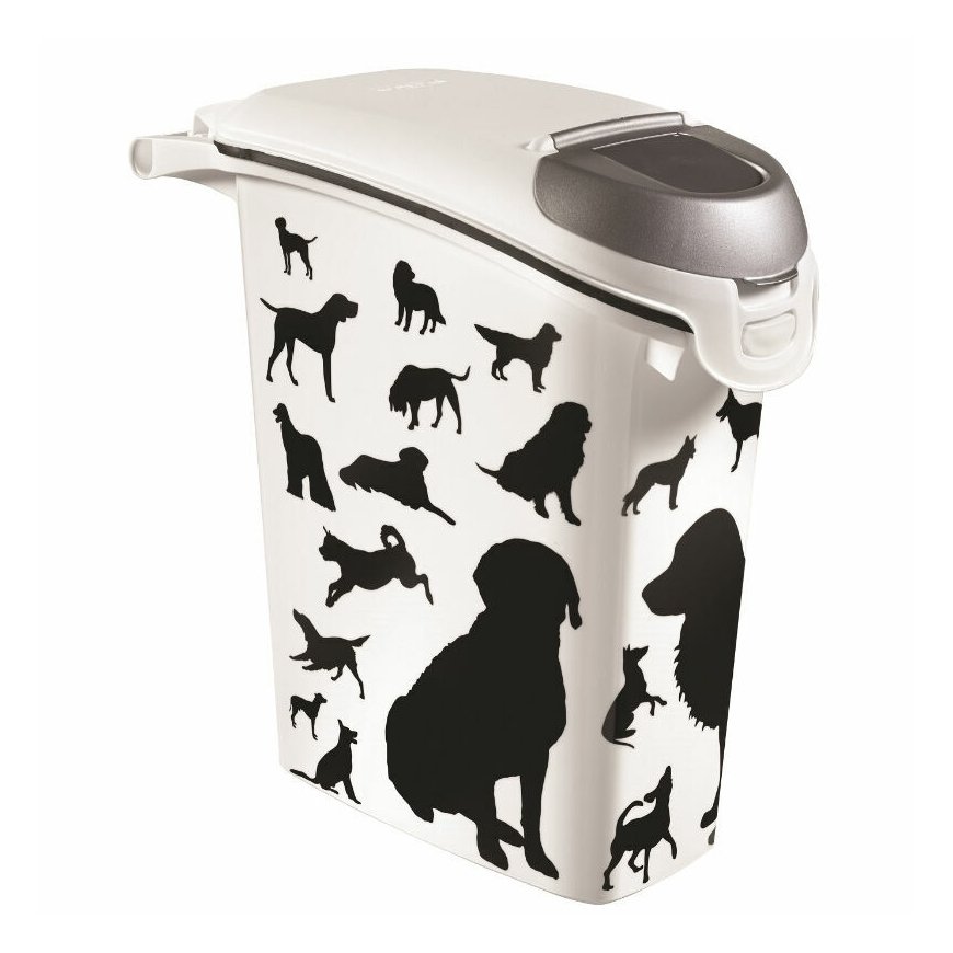 Food storage container Love Pets Dogs 10kg 23L 23,2x49,7x50,3cm