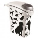 Food storage container Love Pets Dogs 10kg 23L 23,2x49,7x50,3cm Food storage container Love Pets Dogs 10kg 23L 23,2x49,7x50,3cm