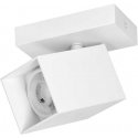 Hanging lamp Orno KUBAR SP 1, wall and ceiling lamp, GU10, IP20, white