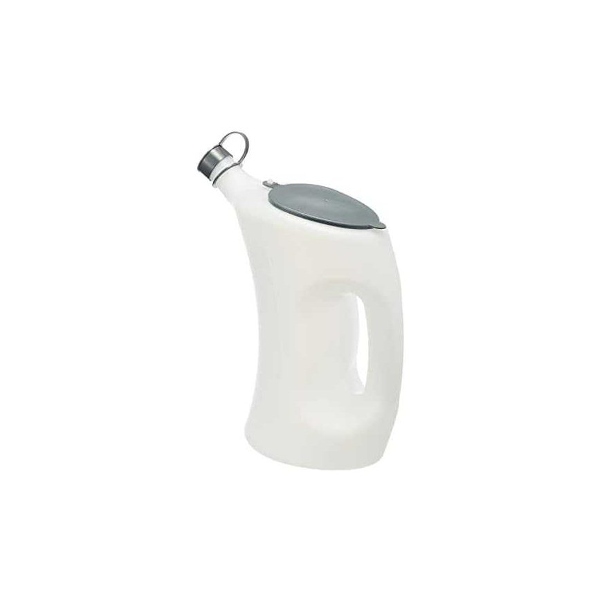 Pressol Matavimo ąsotis su dangteliu-FLA-PE, baltas, skaidrus, 3 l – 3