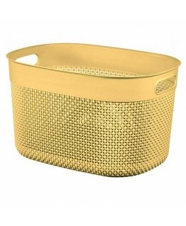 Basket Filo L 18L 38x28x22cm yellow