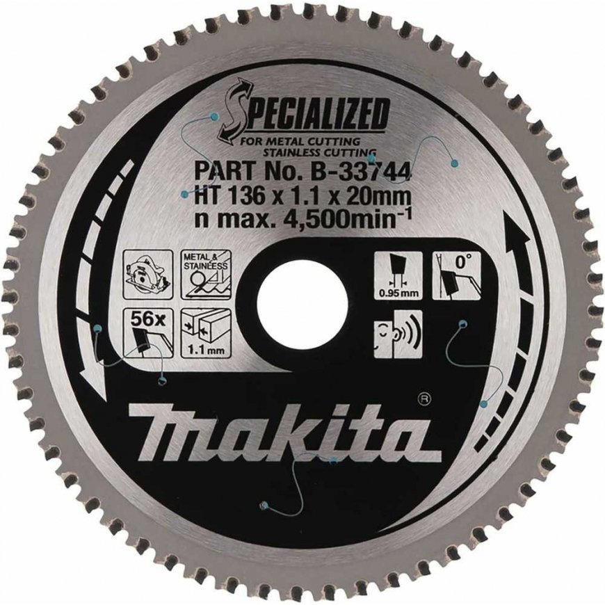 MAKITA CIRCULAR SAW 136x20x56z SPECIALIZED METAL/STAINLESS