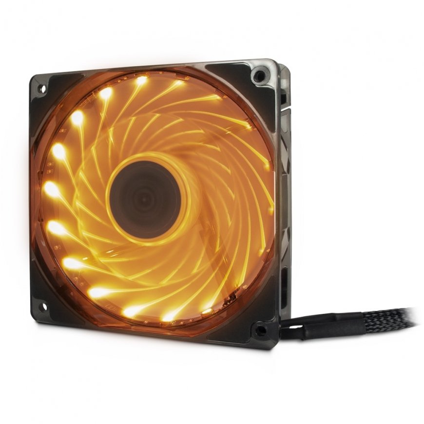 Inter-Tech L-12025 Aura Datora korpusam Ventilators 12 cm Melns – 2