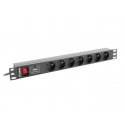 Lanberg PDU-07E-0200-IEC-BK elektros tinklo ilgintuvas 2 m 7 AC išvestis(ys / čių) Vidaus Juoda Lanberg PDU-07E-0200-IEC-BK elektros tinklo ilgintuvas 2 m 7 AC išvestis(ys / čių) Vidaus Juoda