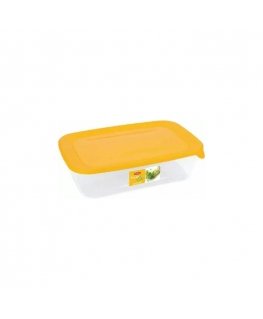 Food container rectangle 2L Fresh&Go yellow