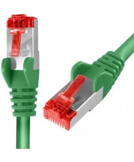 Spacetronik Cable RJ45 CAT 6 S/FTP AWG27 LSZH green 30m