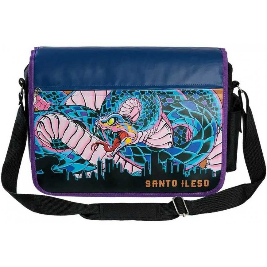Gaya Entertainment Saints Row Snake Mural Messenger Backpack – 2
