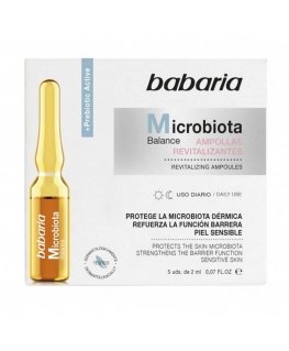 "Babaria Microbiota Balance Improving revitalizing ampoules for sensitive skin Daily use" 5un