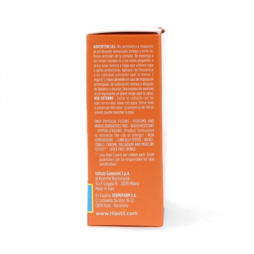 cream foundation with sun protection Rilastil Sun System Uniform Compact Cream Spf50+ shade 02 Dore 10g – 3