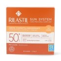 kreminis makiažo pagrindas su apsauga nuo saulės Rilastil Sun System Uniform Compact Kreminis Spf50+ atspalvis 02 Dore 10g kreminis makiažo pagrindas su apsauga nuo saulės Rilastil Sun System Uniform Compact Kreminis Spf50+ atspalvis 02 Dore 10g