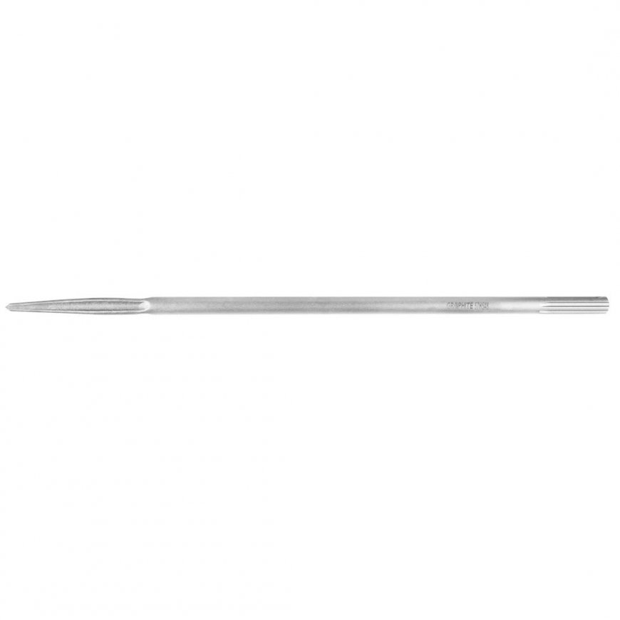 Graphite SDS Max chisel, slotted, self-sharpening