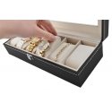 Iso Trade Jewelry box • 6 watches or jewelry • 6 compartments with removable inserts • inner lining with soft material • 30 x 11 Iso Trade Jewelry box • 6 watches or jewelry • 6 compartments with removable inserts • inner lining with soft material • 30 x 11