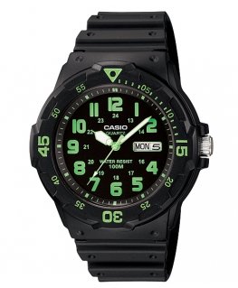 Casio MRW-200H-3BVDF kell Käevõru-kell Kvarts Must, Roheline