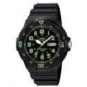 Casio MRW-200H-3BVDF watch Bracelet watch Quartz Black, Green Casio MRW-200H-3BVDF watch Bracelet watch Quartz Black, Green