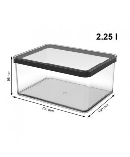 Rotho szeroki Loft 2.25L black
