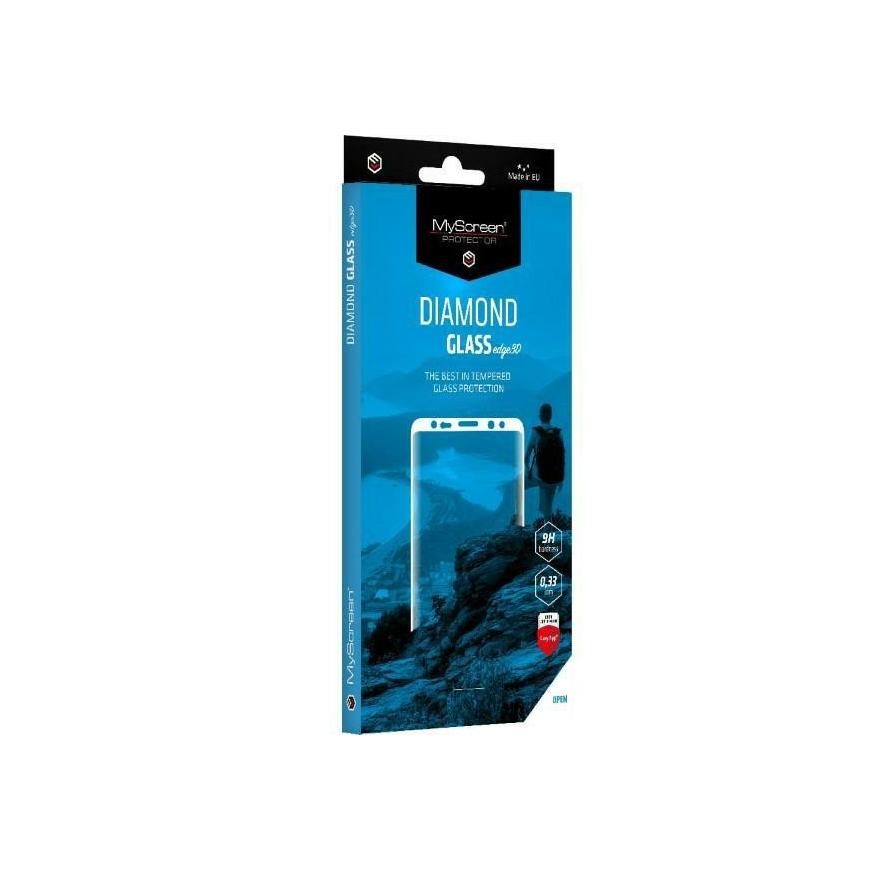 MyScreen MS Diamond Glass Edge 3D Xiaomi Redmi Note 13 Pro+ juoda/juodas Tempered Glass