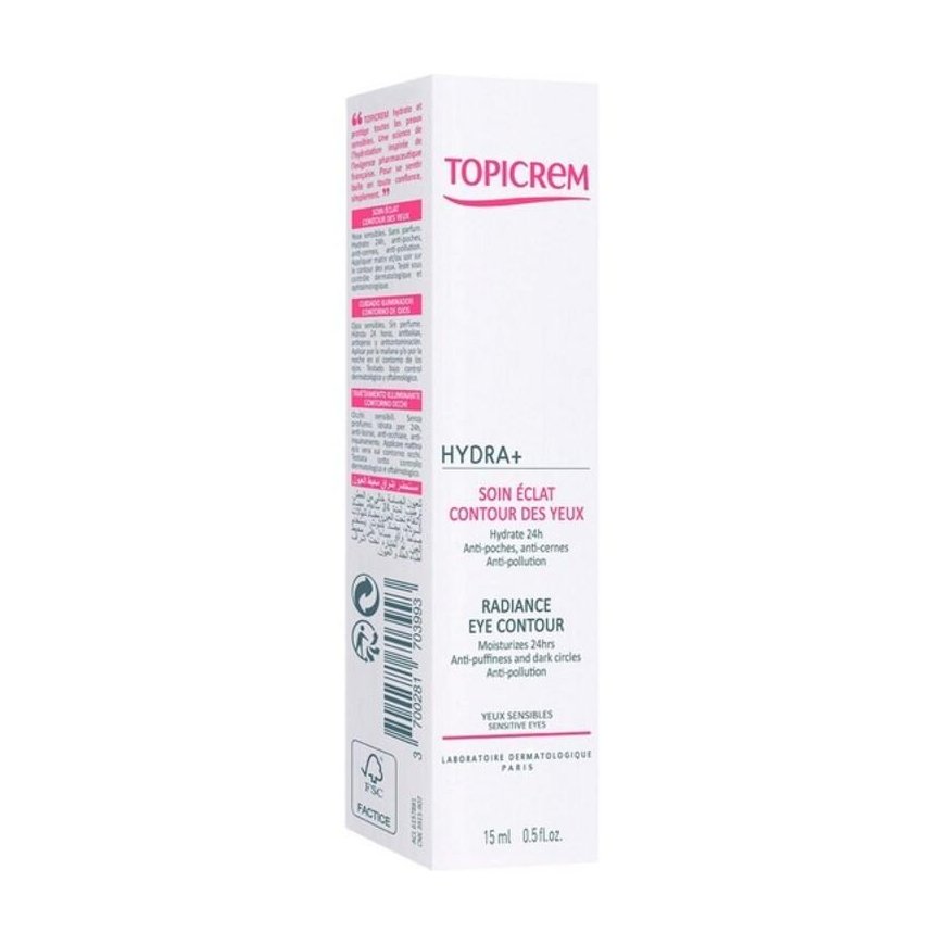 Topicrem Hydra+ Radiance Eye Contour 15ml – 3