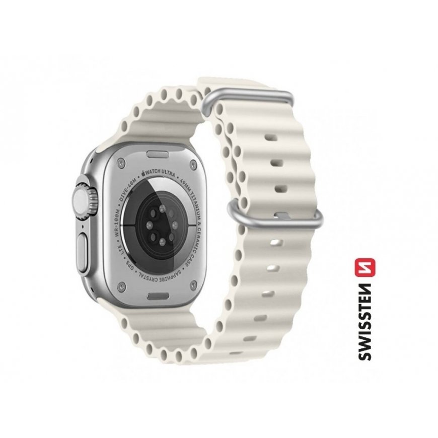 Swissten Marine Silicone Band for Apple